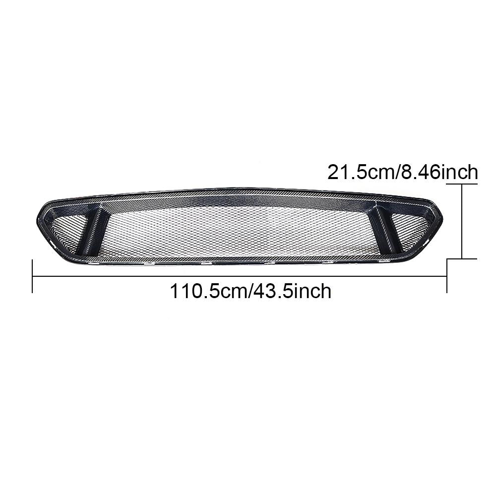 Carbon Fiber Honeycomb Front Grill For Mustang