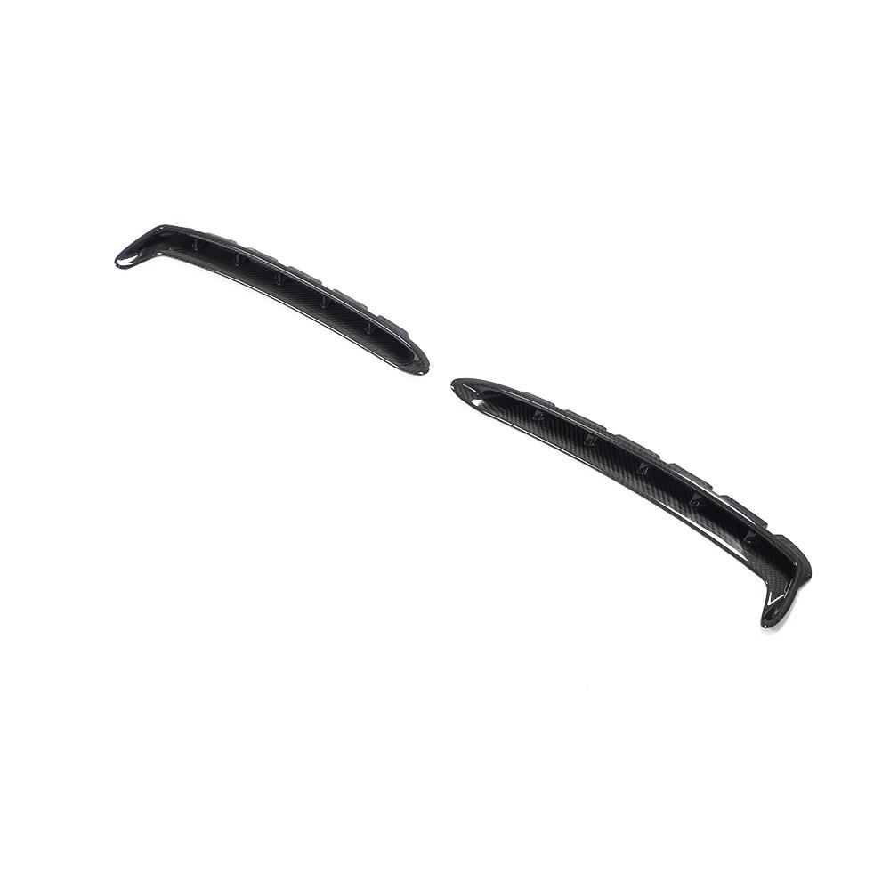Carbon Fiber Front Side Foliage Leaf Fender Vent Air Outlet For Mustang