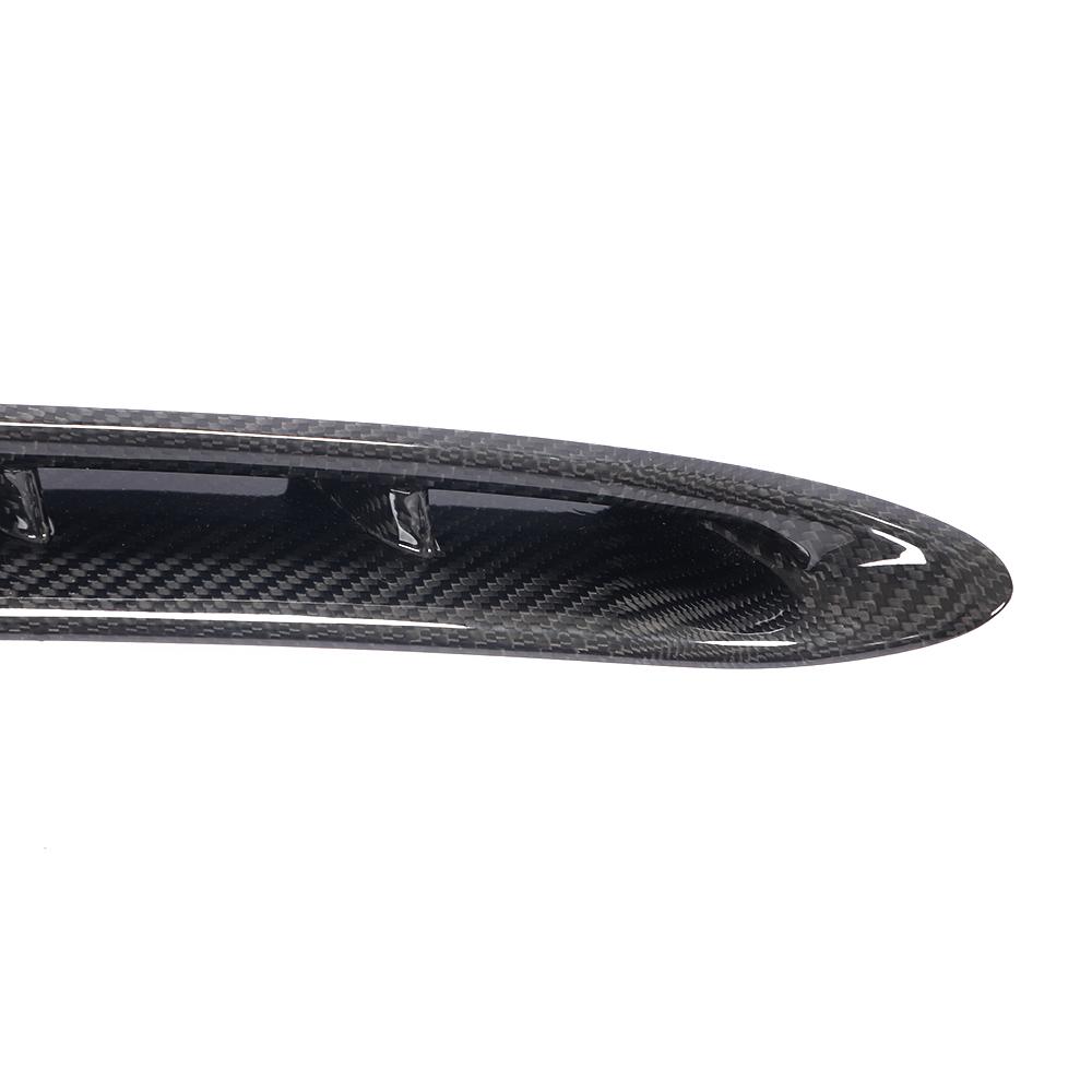 Carbon Fiber Front Side Foliage Leaf Fender Vent Air Outlet For Mustang