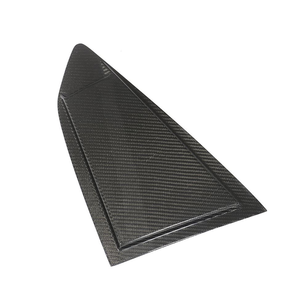 Carbon Fiber Fender Vents of Rear triangular window Trim For Chevy Camaro