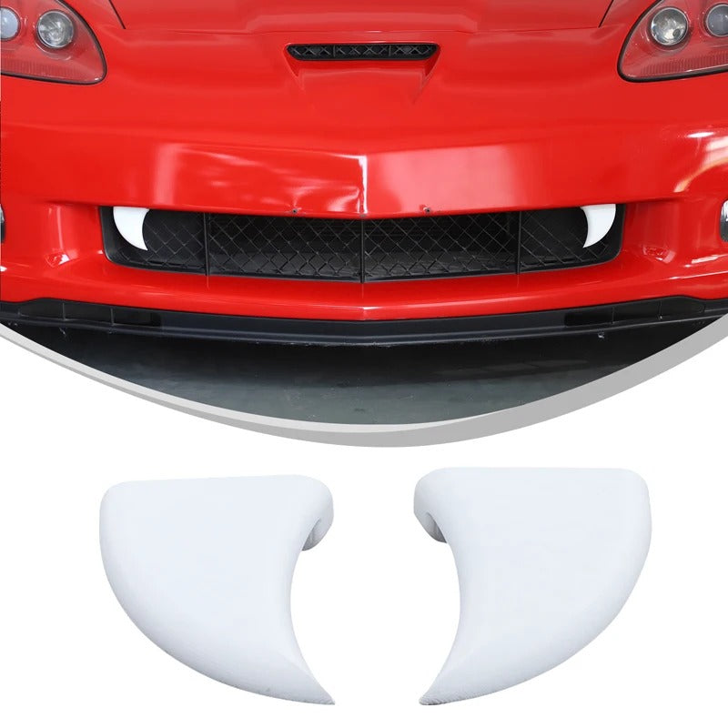 ABS Plastic Front Grille Vampire Fang For C6 Corvette