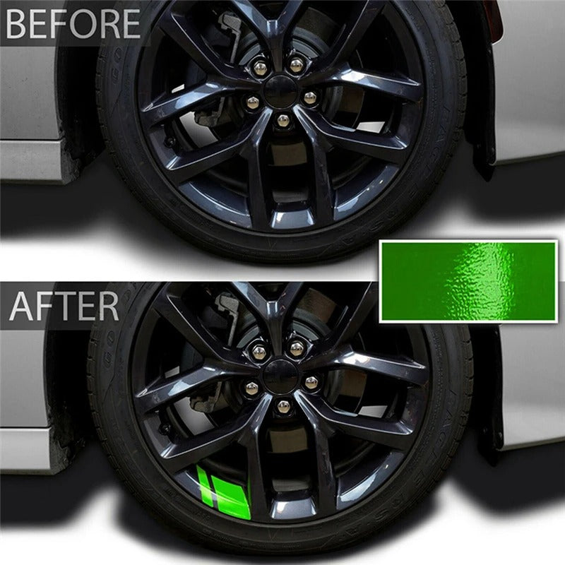 6 PCS Reflective Rim Vinyl Stickers For Dodge Charger/Challenger