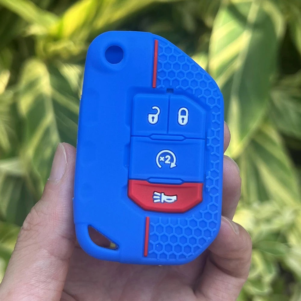 Rubber Key Cover For Jeep Wrangler