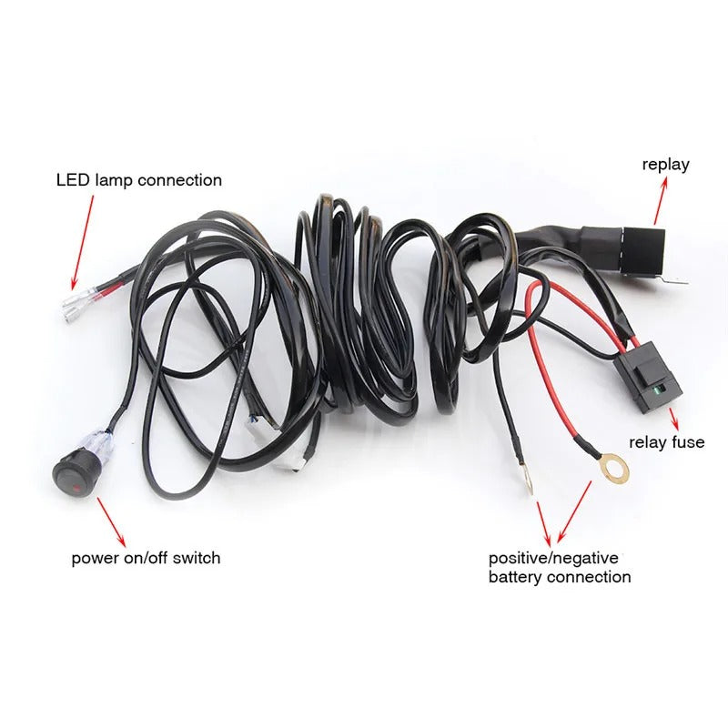 LED Light Bar Single Row For Jeep Wrangler