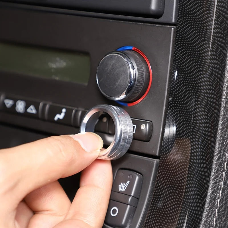 Aluminum Air Conditioner Volume Knob Cover Trim For C6 Corvette