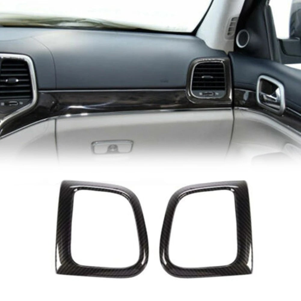 ABS Carbon Fiber AC Vent Cover For Jeep SRT