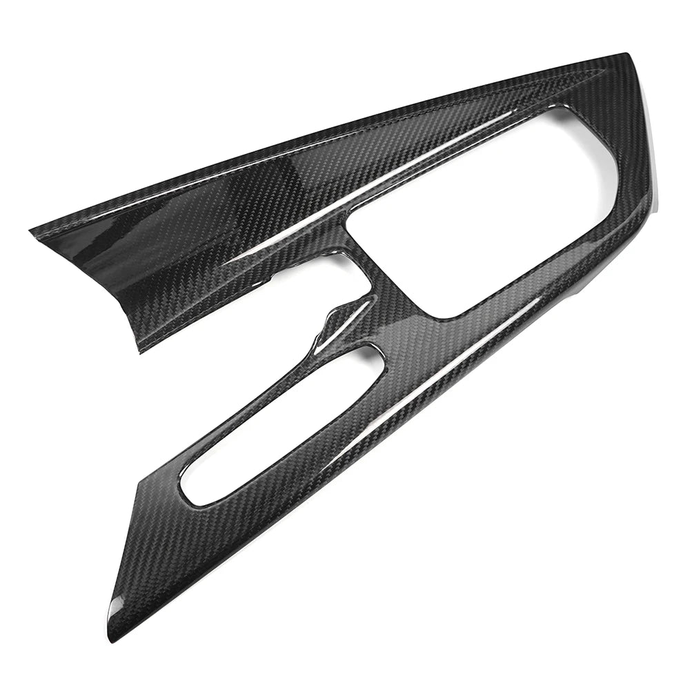 Carbon Fiber Center Console Cover Trim For C8 Corvette