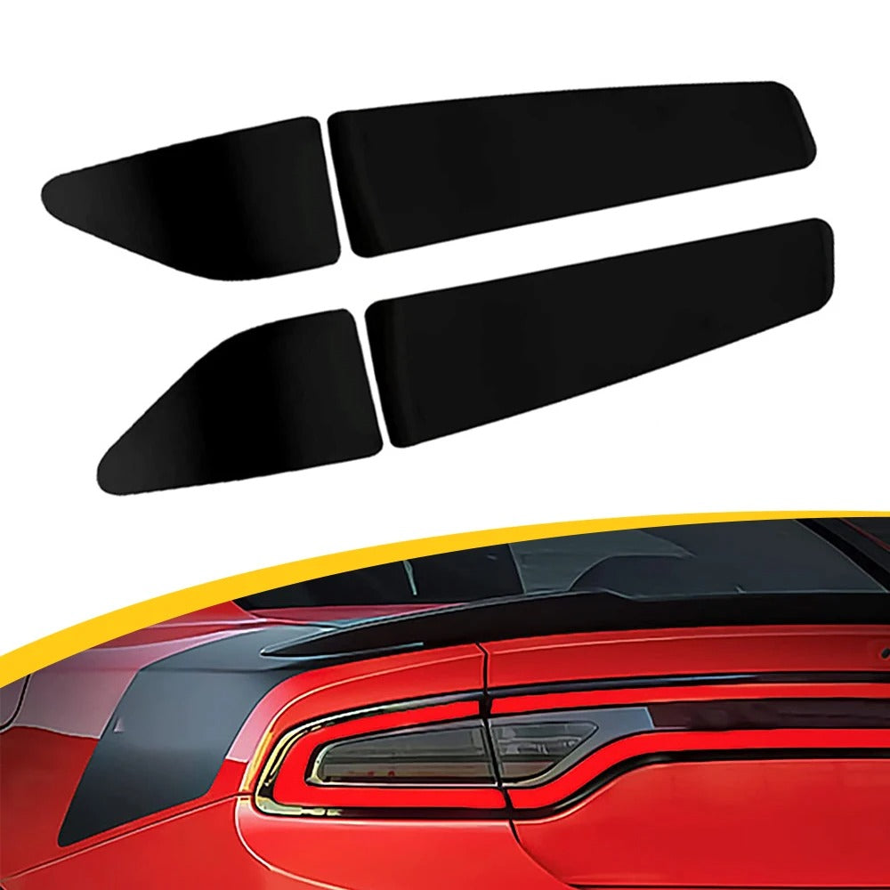 Smoked Tail Lights Cover For Dodge Charger
