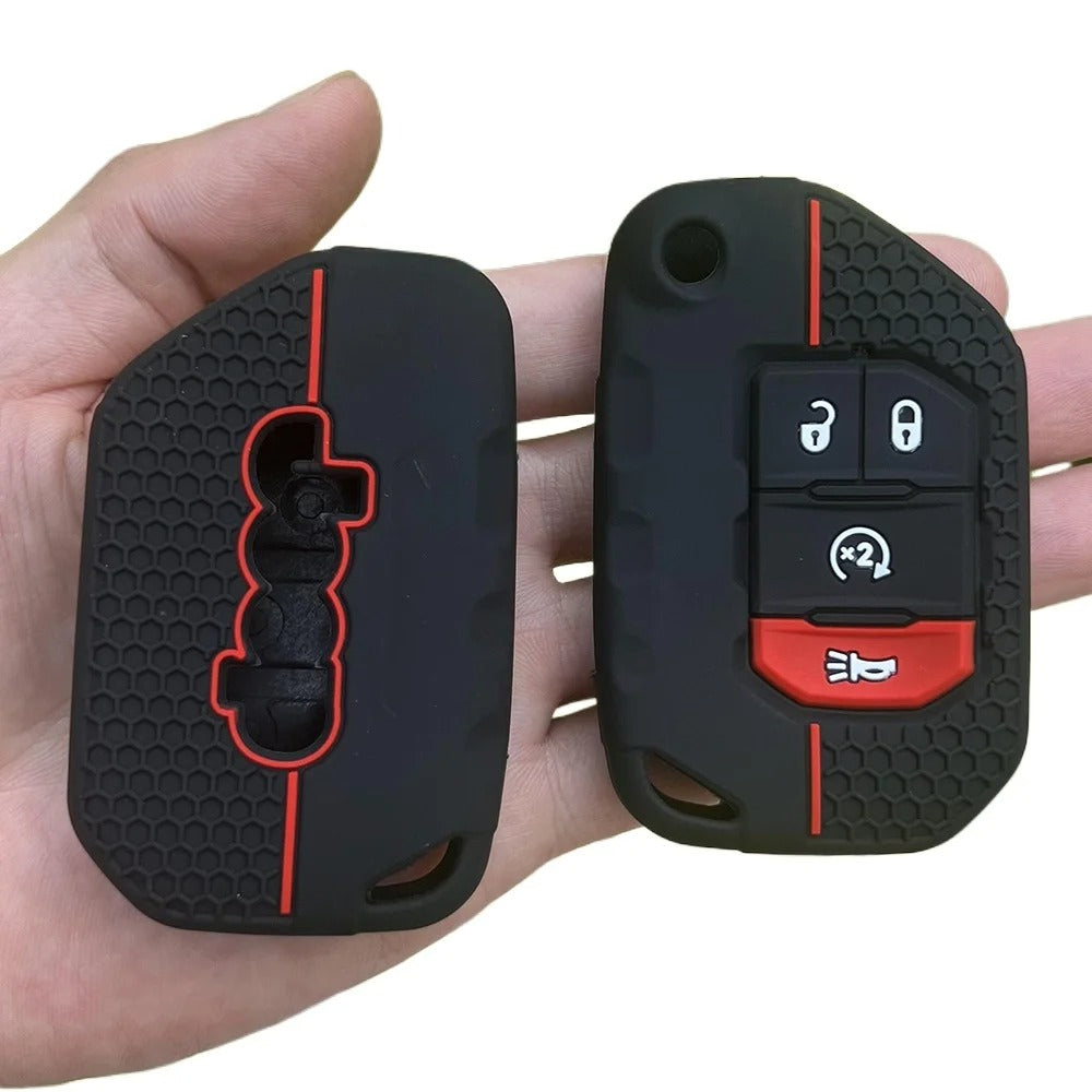 Rubber Key Cover For Jeep Wrangler