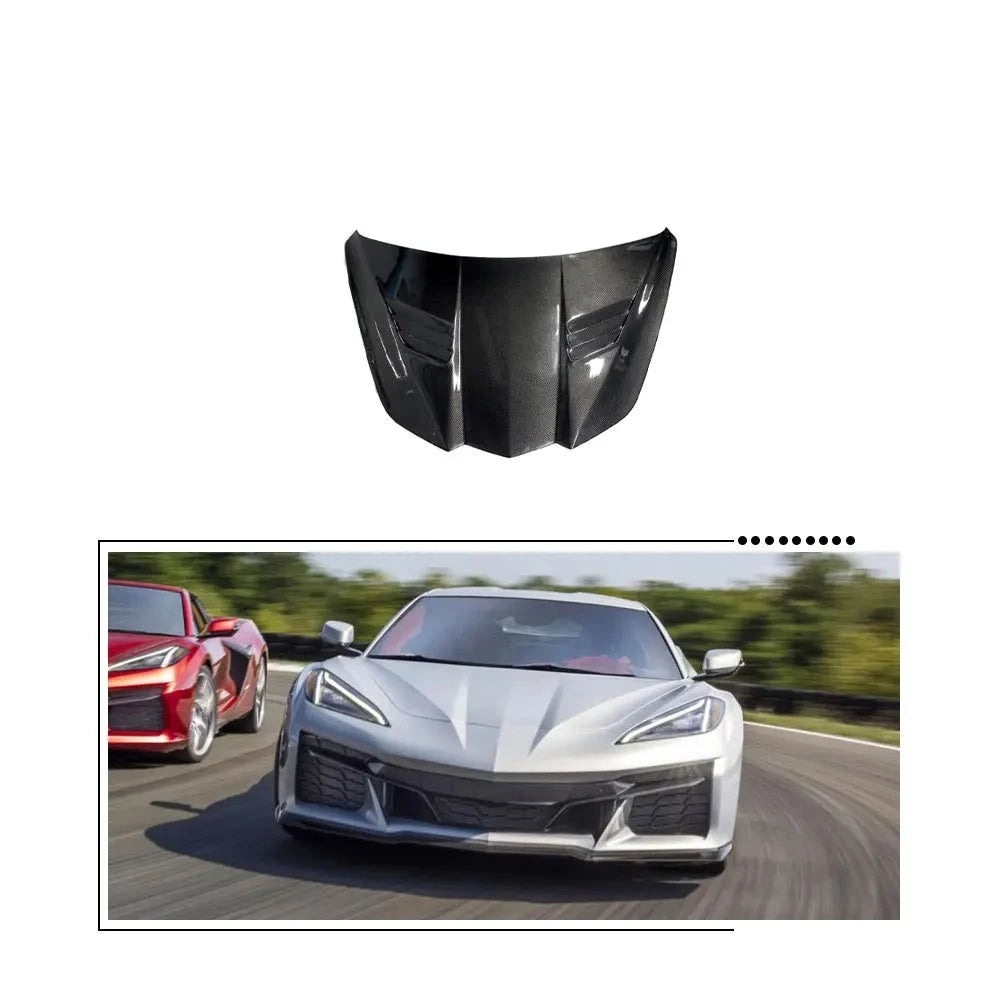 Carbon Fiber Front Hood For C8 Corvette Z06