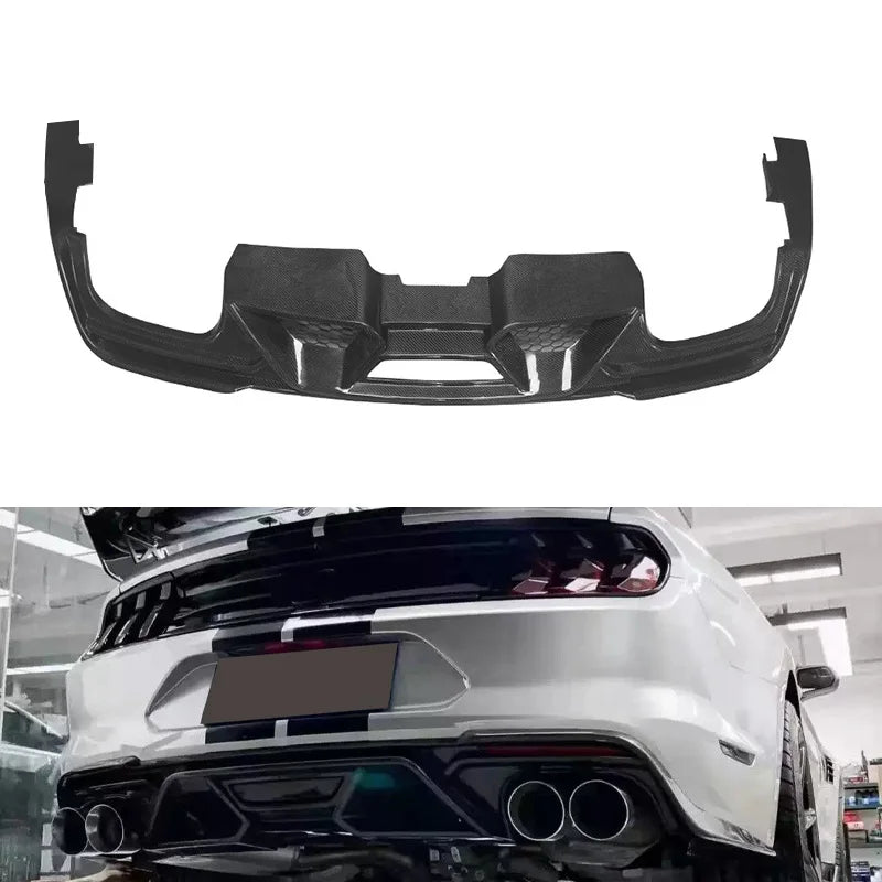 Carbon Fiber GT500 Style Rear Diffuser For Mustang