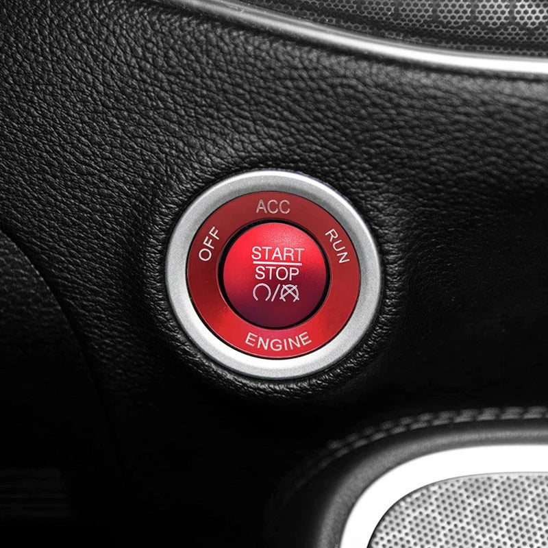 Start Stop Engine Button Ring Trim For Dodge Durango