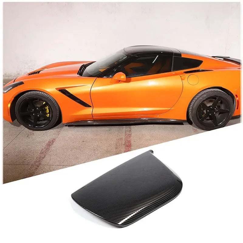 ABS Carbon Fiber Armrest Cover Trim For C7 Corvette
