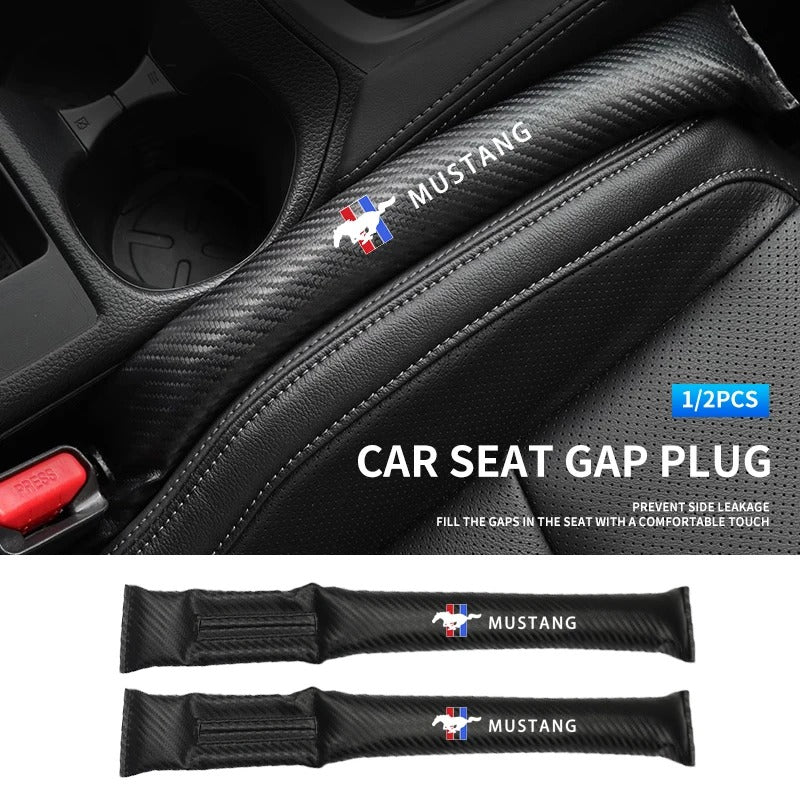 Soft Carbon Fiber Seat Gap Filler Pad For Mustang