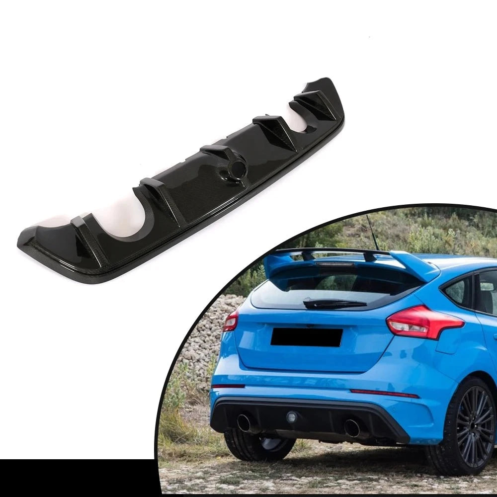 Carbon Fiber Rear Diffuser For For Ford Focus MK3