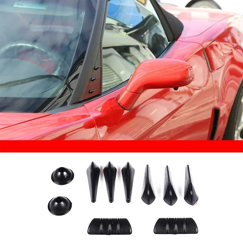 ABS Rectifying Lowering Wind Noise Cover For C6 Corvette