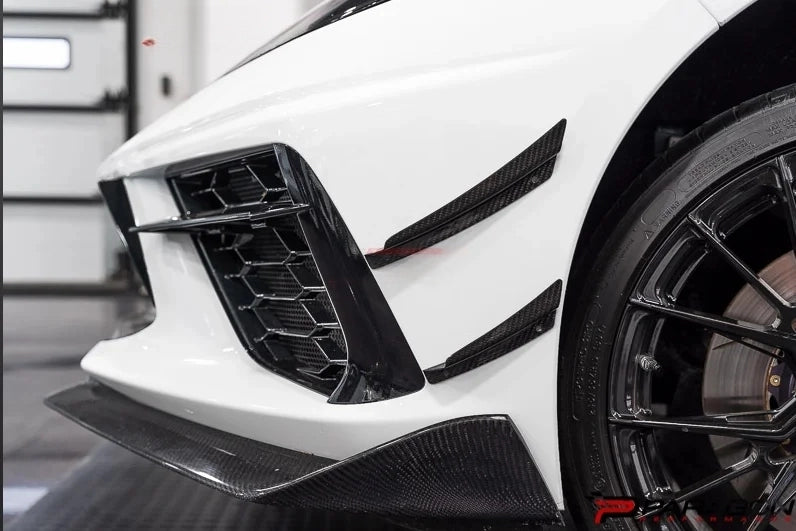 Carbon Fiber Outer Canards For C8 Corvette