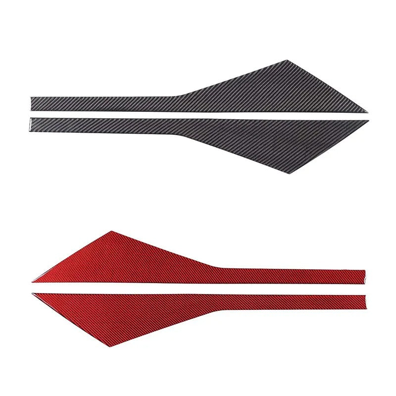 Soft Carbon Fiber Front A-Pillar Trim For C6 Corvette