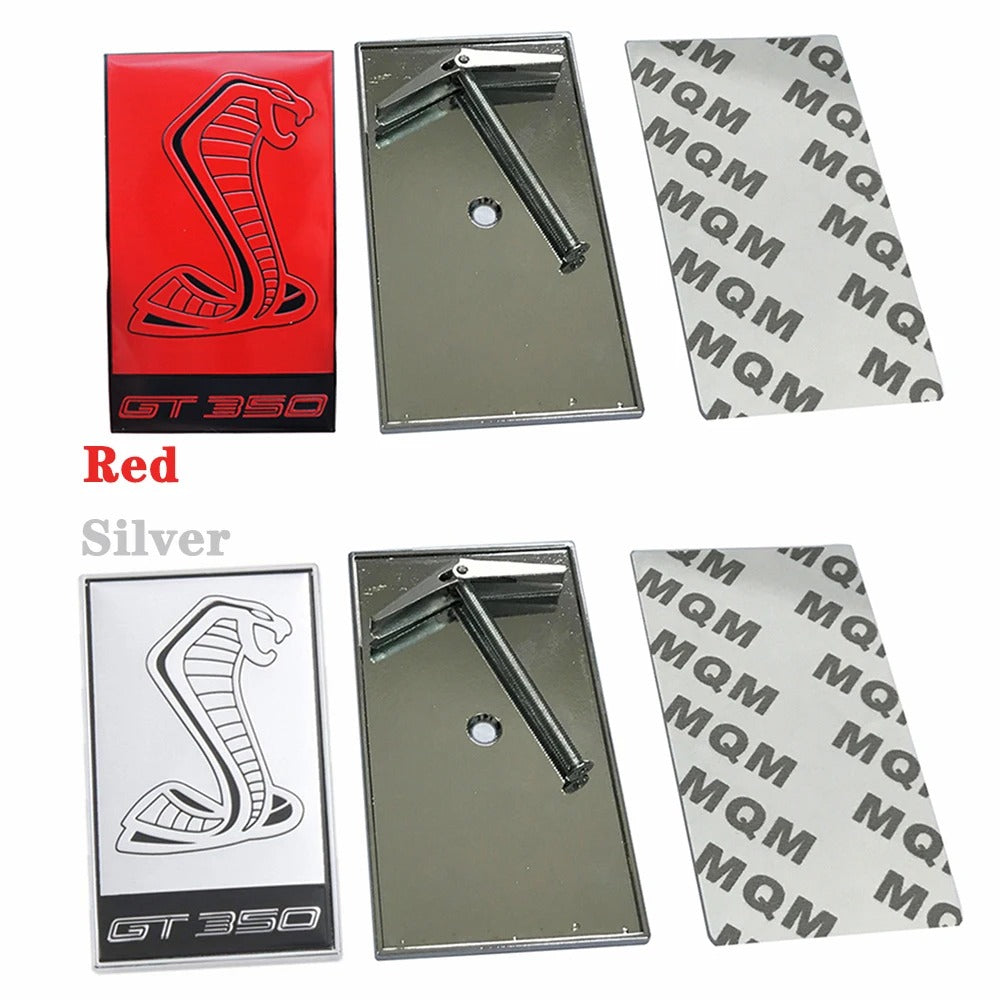 Metal GT350 Emblem Front Grill Emblem For Mustang