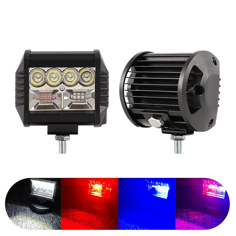 60W LED Red/Blue/White Lighting Lamp For Jeep Wrangler