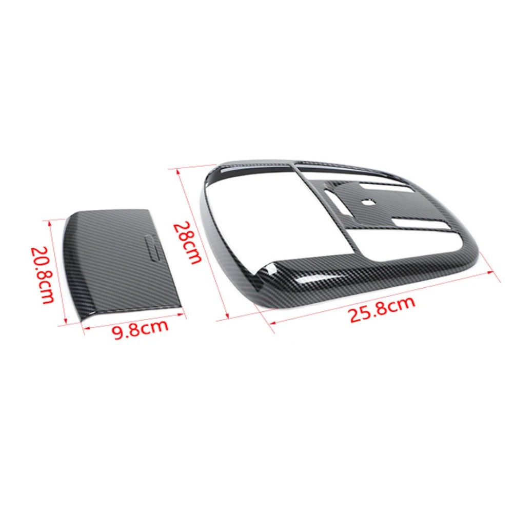 ABS Carbon Fiber Reading Light Lamp Cover For Jeep SRT