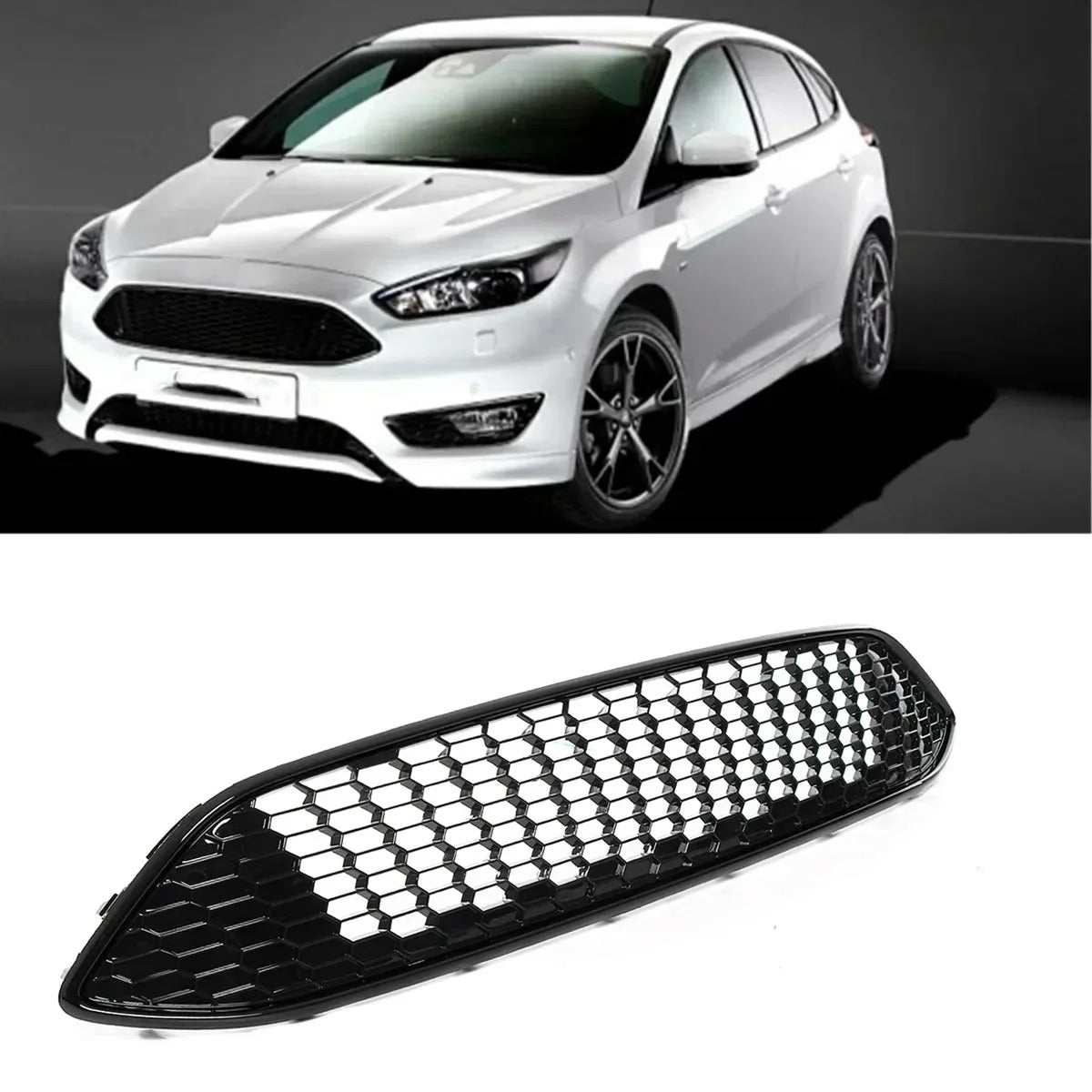 Honeycomb Mesh Front Bumper Racing Grill For Ford Focus MK3