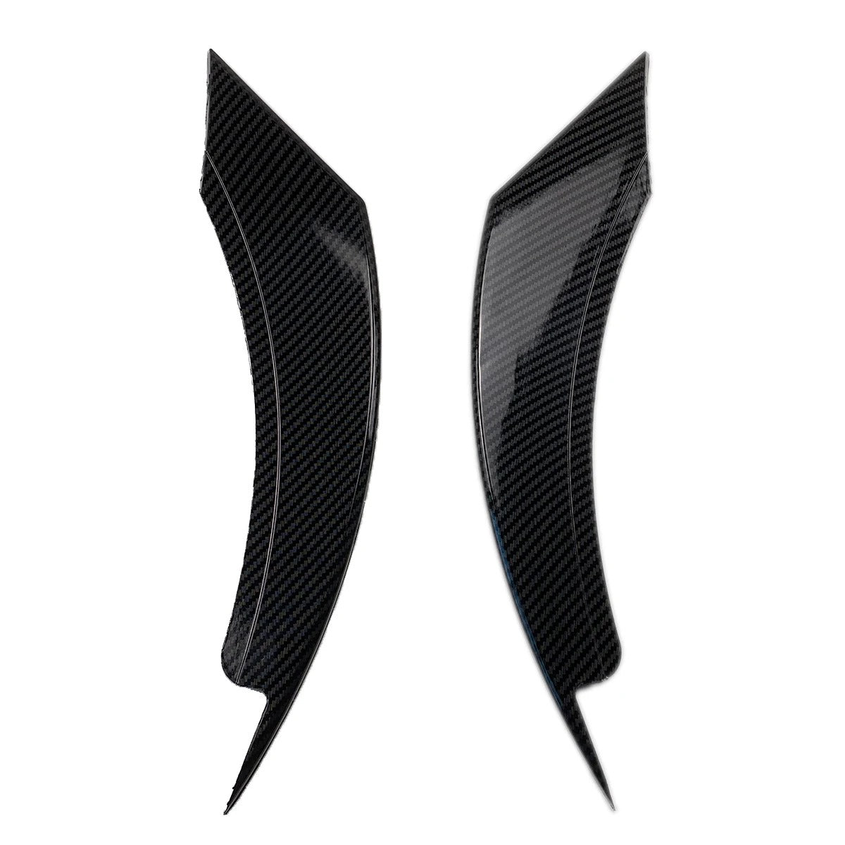 ABS Plastic Front Fog Light Splitters Front Lip For Mustang