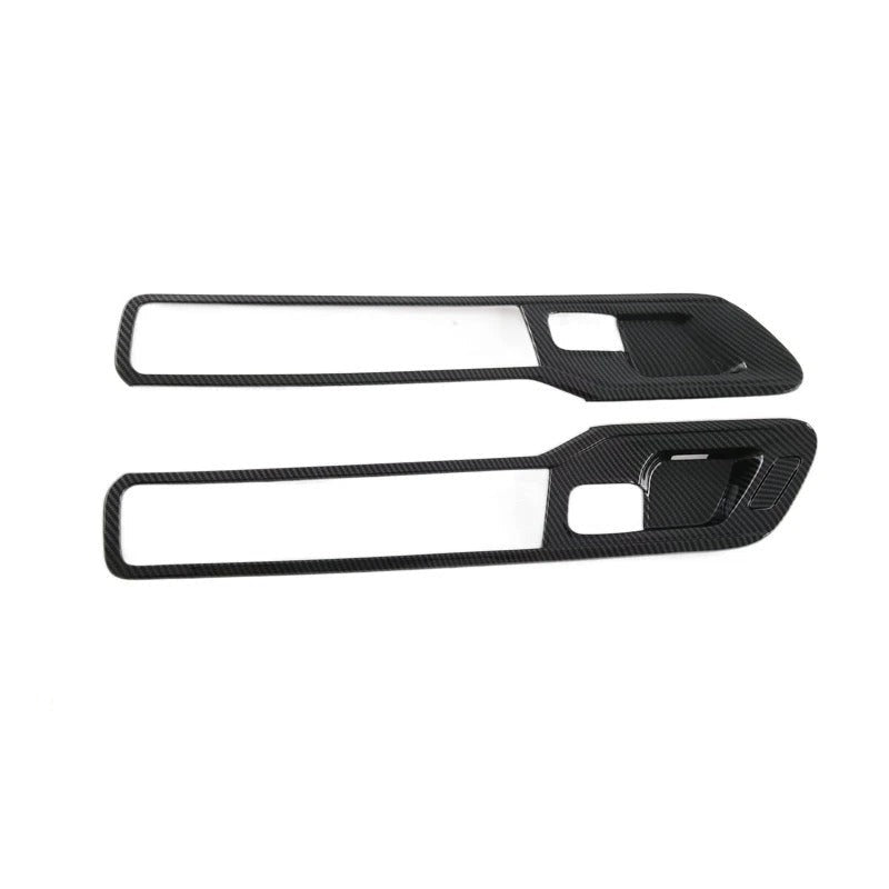 ABS Carbon Fiber Door Handle Panel Cover For Ram TRX