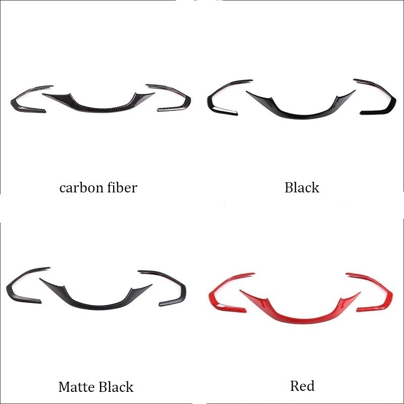 ABS Carbon Fiber Speedometer Cover Trim For C7 Corvette