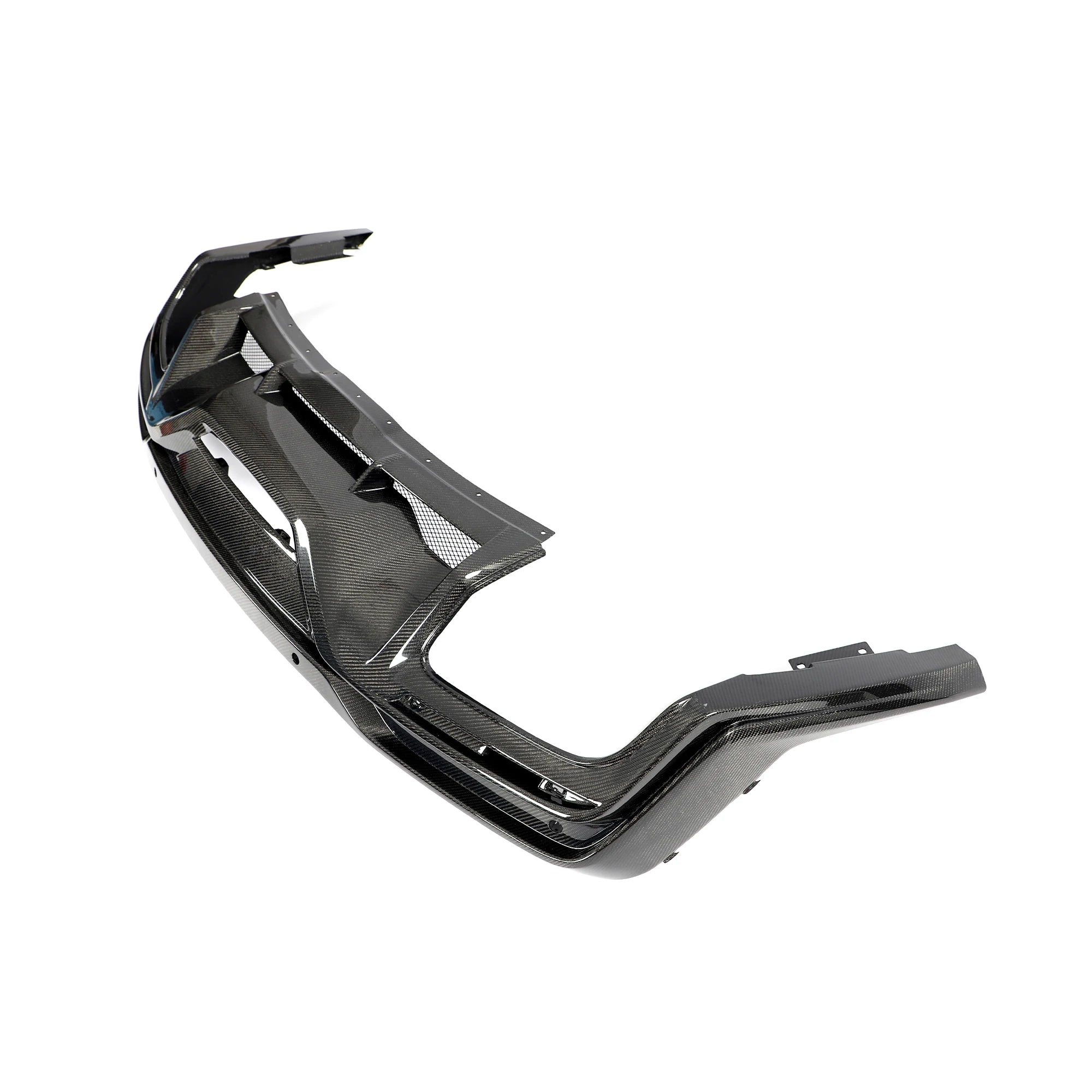 Carbon Fiber Rear Devil Style Diffuser For 2024 Mustang Dark Horse