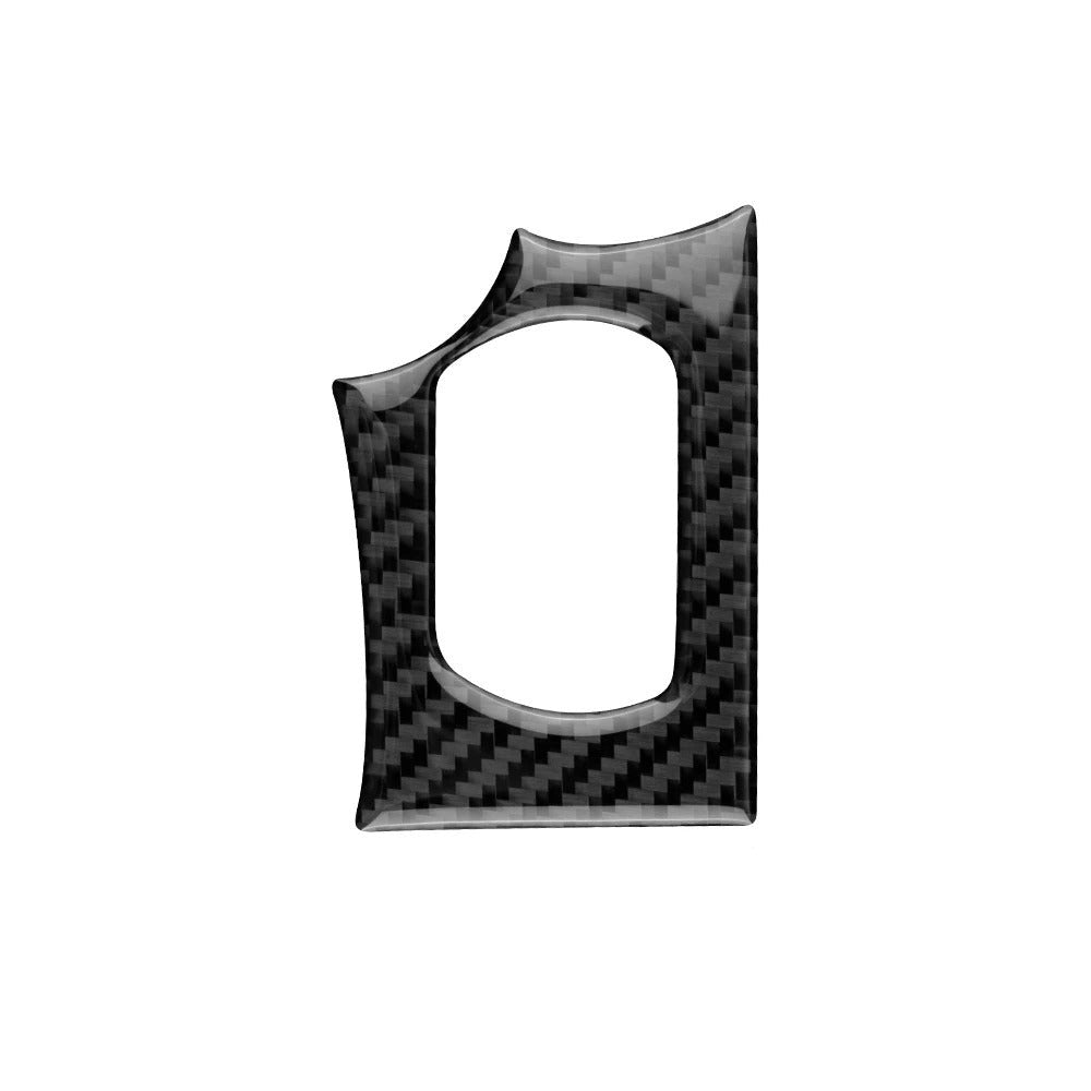 Carbon Fiber Car Ignition Button Panel Cover Trim For C6 Corvette