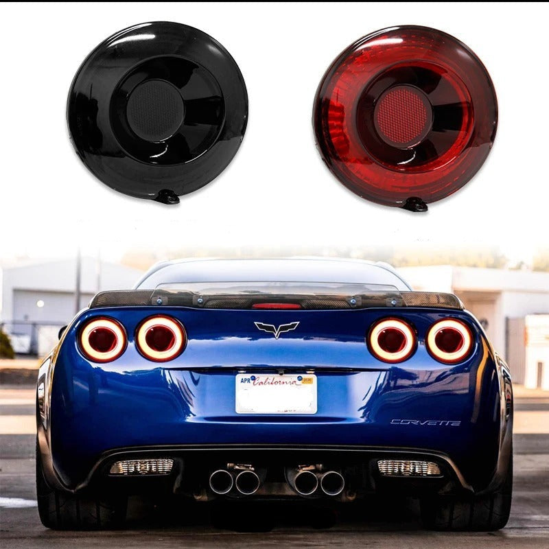 4pc 3D Optic LED Tail Light For C6 Corvette