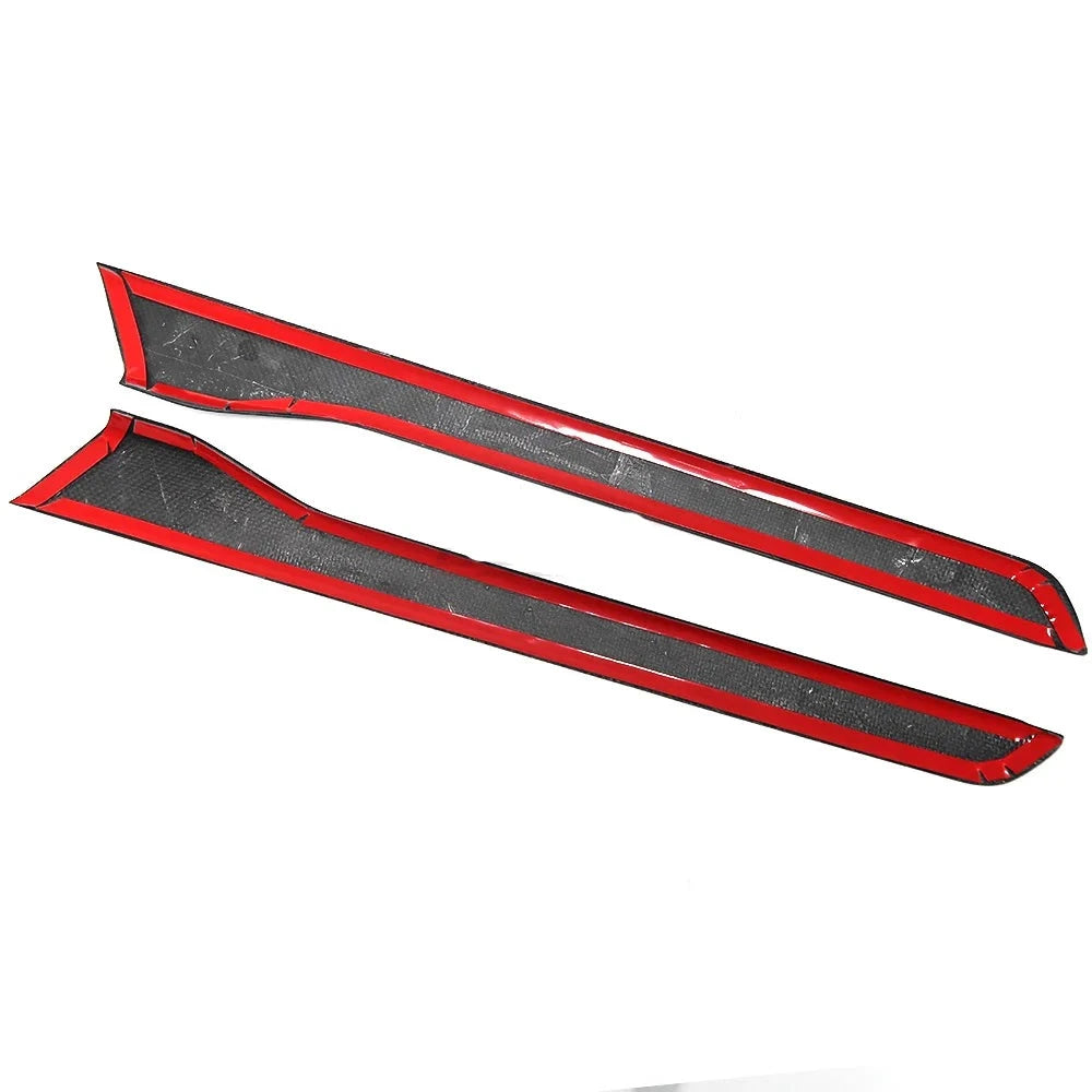 2PCS Carbon Fiber Center Console Side Panel Cover Trim For Ram TRX