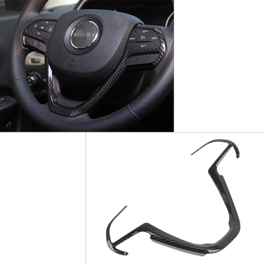 ABS Carbon Fiber Steering Wheel Cover For Jeep SRT