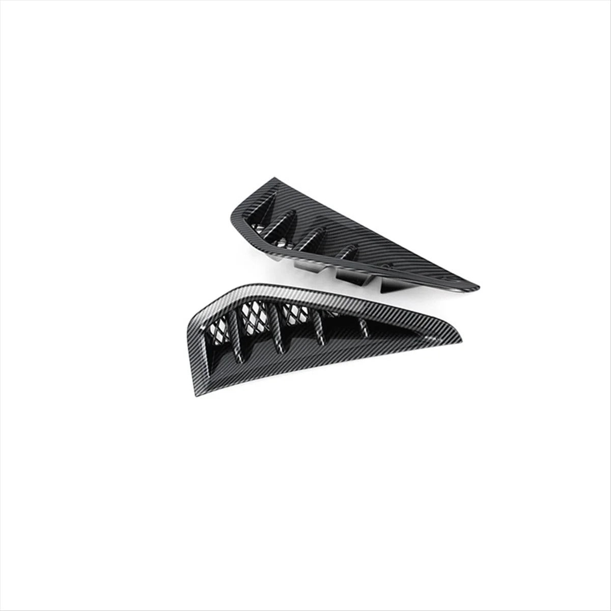 ABS Carbon Fiber Fender Side Vent Cover Trim For Ram TRX
