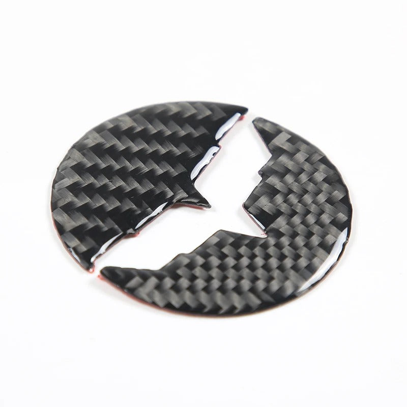 Carbon Fiber Steering Wheel Center Cover Trim For C6 Corvette