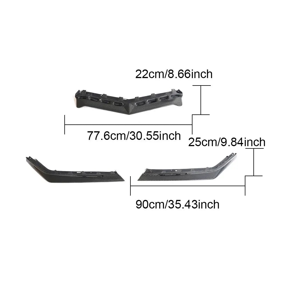 Carbon Fiber Front Lip For C8 Corvette Z06