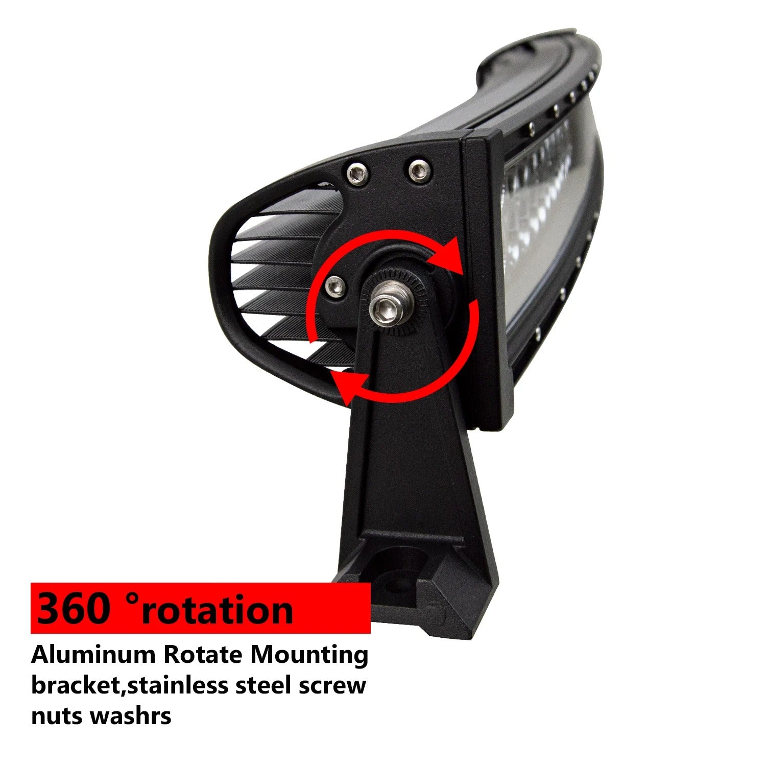 Curved LED Dual Row Bar Light For Jeep Wrangler