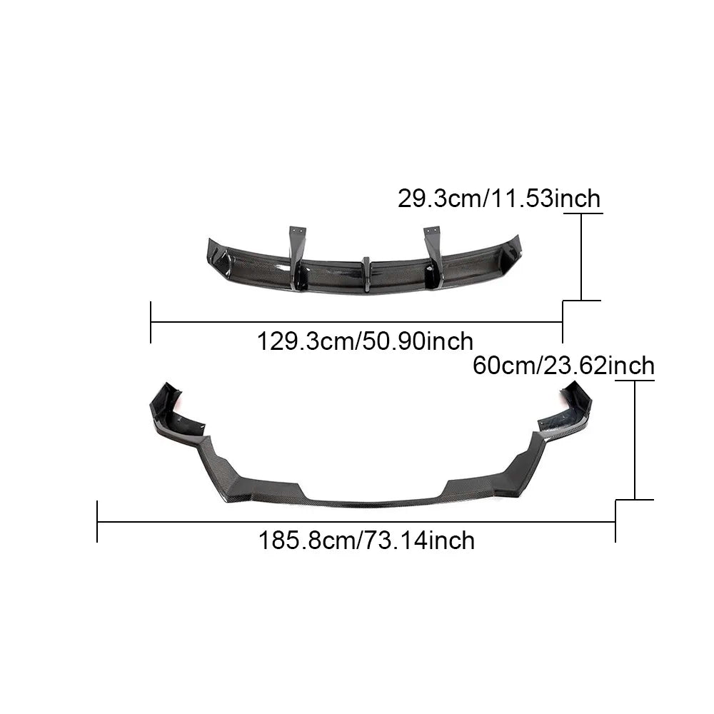 Carbon Fiber Diffuser For C8 Corvette Z06