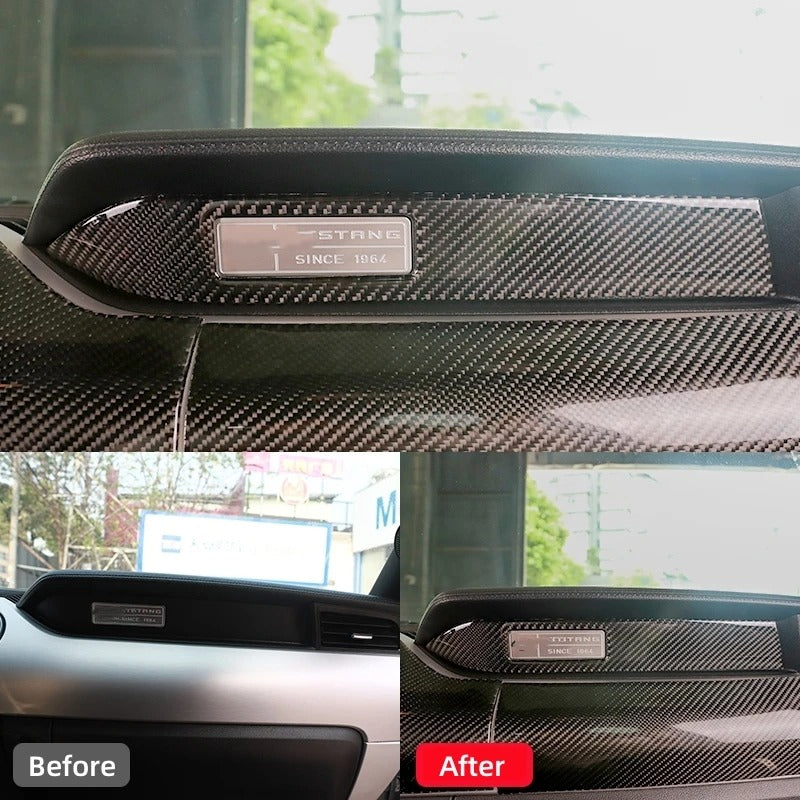 Carbon Fiber Dashboard Trim For Mustang