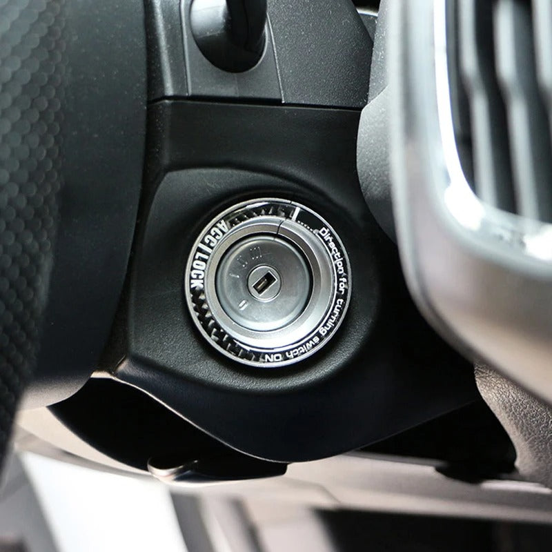 Aluminum Ignition Key Ring Trim For Ford Focus