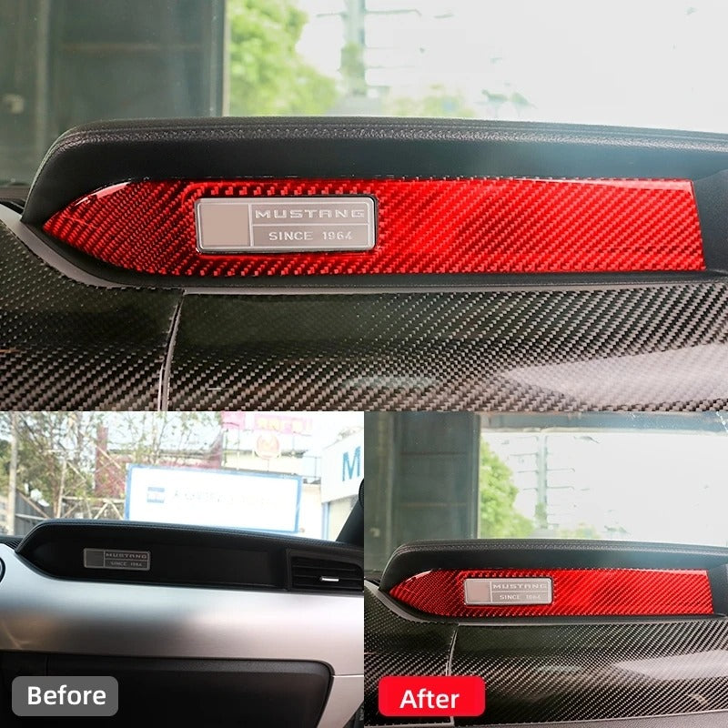 Carbon Fiber Dashboard Trim For Mustang