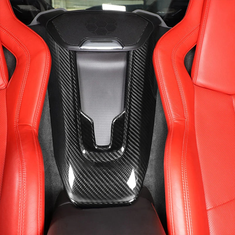 Carbon Fiber Wireless Charge Cover Trim For C8 Corvette