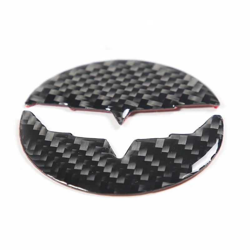 Carbon Fiber Steering Wheel Center Cover Trim For C6 Corvette