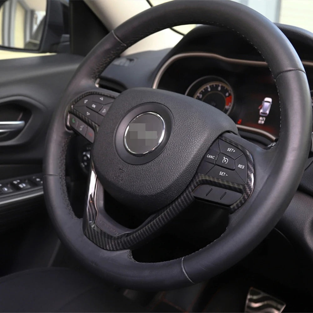 ABS Carbon Fiber Steering Wheel Cover For Jeep SRT