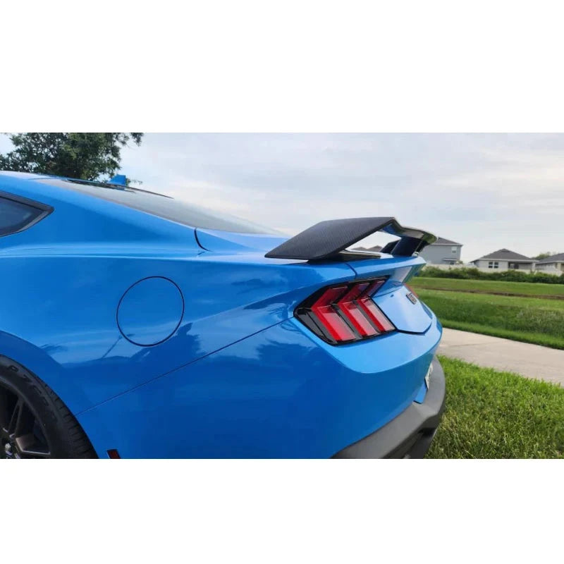 Carbon Fiber Rear Wing For 2024 Mustang