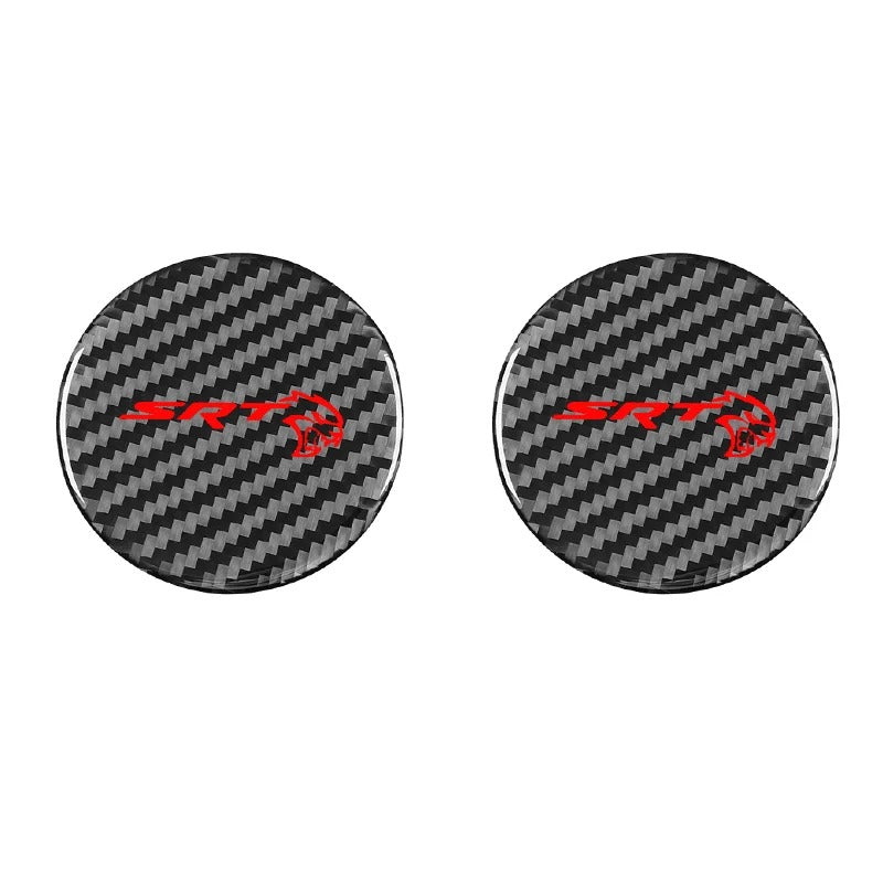 2PCS Rubber Hellcat Cup Holder Trim For Dodge Charger/Challenger