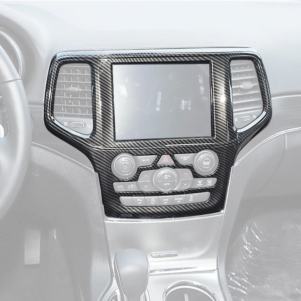 ABS Carbon Fiber Center Console Cover For Jeep SRT