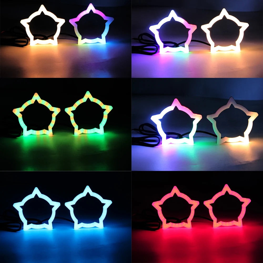 Star Headlight LED RGB Dynamic For Mustang