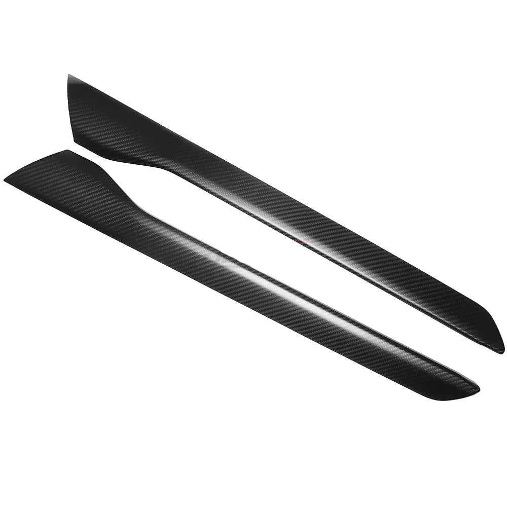 2PCS Carbon Fiber Center Console Side Panel Cover Trim For Ram TRX